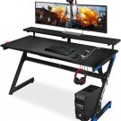 Large Gaming Desk 55 Inch Computer Gaming Desk E-Sports Racing Table with with C