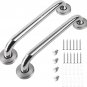2 Pack 12 Inch Shower Grab Bars,  Stainless Steel Shower Handle, Bathroom Safety
