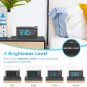 Projection Alarm Clock for Bedroom, Radio Alarm Clock with Projection on Ceiling