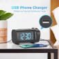 Projection Alarm Clock for Bedroom, Radio Alarm Clock with Projection on Ceiling