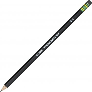 Wood-Cased Pencils, Unsharpened, 2 HB Soft, Black, 12 Count