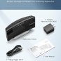 Projection Alarm Clock,Fm Clock Radio with 0-100% Dimmer,Digital Clock Radio for