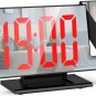 Projection Alarm Clock, Digital Clock for Bedroom with 180&Acirc;&deg; Rotatable Projector,