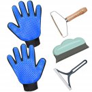 Cat Grooming Glove Brush,Pet Hair Remover Tool,Reusable Dog Hair Fur Remover for
