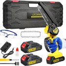 Mini Chainsaw,Portable Electric Best Chainsaw Cordless,Small Handheld Chain Saw