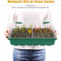2 Sets Strong Seed Trays with Heat Mats, 48-Cell Seed Starter Kit, Plant Growing