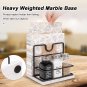 Napkin Holder, Metal Napkin Holder with Salt and Pepper Shakers Caddy Modern Nap