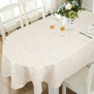 Oval Tablecloth 54X72In for Oval Table Waterproof Table Cloths for Dining Room I