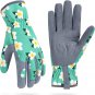 Womens Gardening Weeding Working Gloves, Leather Garden Glove for Women Thorn Pr