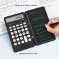Portable Calculator with Notepad, Basic Calculator with Writing Tablet,12 Digits