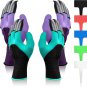 2 Pairs Gardening Gloves with Claws, Hardy, Fast and Easy to Dig and Plant Garde