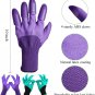 2 Pairs Garden Gloves with Claws Waterproof Gardening Claw Gloves for Planting D
