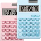 2 Pieces Basic Standard Calculators Small Digital Desktop Calculator with 8-Digi