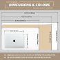 Desk Pad , Waterproof Leather Mouse Mat Forkeyboard and Mouse, Desktop Protector