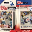 Los Angeles Dodgers  Factory Sealed Team Set GIFT LOT Including the 2023 and 202