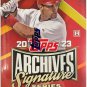 2023  Archives Signature Series Retired Player Edition Baseball Hobby Box - Fact
