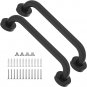 2 Pack 12 Inch Oil Rubbed Black Shower Grab Bar,  Stainless Steel Elderly Safety