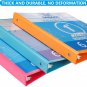 1 Inch 3 Ring Binders, View Binders,Holds up to 8.5"11" Paper,Customizable Clear