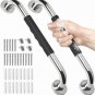 2 Pack Grab Bars for Bathroom, 16 Inch anti Slip Bathroom Handicap Grab Bars for