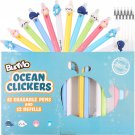 Erasable Cute Pens | Cute Kawaii Accessories | 12 Ink Pens Include 12 Extra Kawa