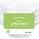 Basket Coffee Filters for 8-12 Cup Coffee Makers, White, 200 Count