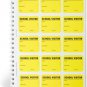 School Visitor Log Book, Spiral-Bound Visitor Badges, Guest Register Book, Carbo
