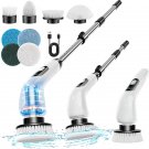 Electric Spin Scrubber, 2023 New Cordless Shower Scrubber with 8 Replaceable Bru