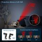 Projection Alarm Clock for Bedroom, 4-Level Dimmer, 7.8" Large Screen, Snooze Fu