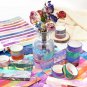 48 Rolls Washi Tape Set - Decorative Masking Tape Colored Marbling Patterns, Adh