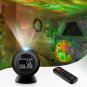LED Alarm Clock Projection Light, Star Projector Galaxy Adjustable Lighting Brig