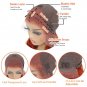 Ginger Lace Front Wigs Human Hair Pre Plucked with Baby Hair Body Wave 22 Inch C