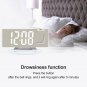 Projection Alarm Clock, LED Mirror Display Digital Clock with Temperature, 3-Lev