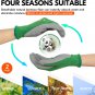 Vgo... 2-Pairs Age 3-5 Kids Gloves, Bamboo Fibre Gardening Gloves, Children Yard