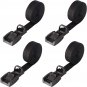 Mind and Action 16 Ft Sturdy Tie down Strap Lashing Strap with Rubber Padded Cam