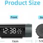 Fanju Projection Alarm Clock for Bedrooms, Digital Clock with 180&Acirc;&deg; Rotatable Pro