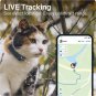 Tractive Mini GPS Cat Tracker (6.5 Lbs+) - Waterproof, GPS Location & Smart Acti