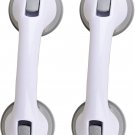 (2 Pack) Shower Handle 12 Inch Grab Bars for Bathtubs and Showers Suction Bar Ha