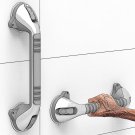 Aquachase 17“ Suction Shower Grab Bar with Indicators, Tool-Free Installation, S