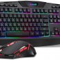 S101 Gaming Keyboard, M601 Mouse, RGB Backlit Gaming Keyboard, Programmable Back