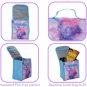 Light Pink Galaxy Backpack Set for Girls, 16 Inch, 6 Pieces - Includes Foldable
