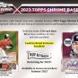 2023  CHROME Baseball Factory Sealed HOBBY BOX (96 Cards) - 1 Chrome Autograph
