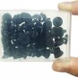 Lapel Pin Backings,Butterfly Clutch Pin Backings PVC Rubber Pin Backs Pin Keeper