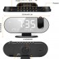 Projection Digital Alarm Clocks for Bedrooms 9" LED Mirror Digital Alarm Clock w