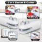 Chip Bag Sealer, Handheld Bag Heat Vacuum Sealer Rechargable, Portable Bag Resea