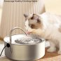 Cat Water Fountain, 3.2L/108Oz Stainless Steel Automatic Water Dispenser, Pet Wa