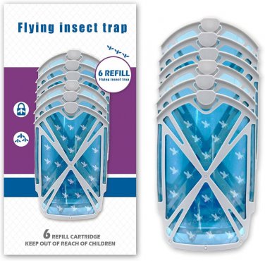 6 Pack Insect Trap Refill Kit, Attracting Trapping Insects Replacement Refill