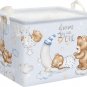 Clastyle Lovely Sleeping Bear Balloons Shelf Basket for Kids Room Clouds Stars M