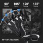 Racing Office Ergonomic Desk Massage PU Leather Recliner Computer Lumbar Support