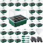 24 Pack Seed Starter, 4'' Tall Lids Seed Starter Trays with Humidity Domes and P