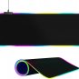Large RGB Gaming Mouse Pad -15 Light Modes Touch Control Extended Soft Computer